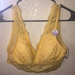 Large Yellow flower bralette Rue21